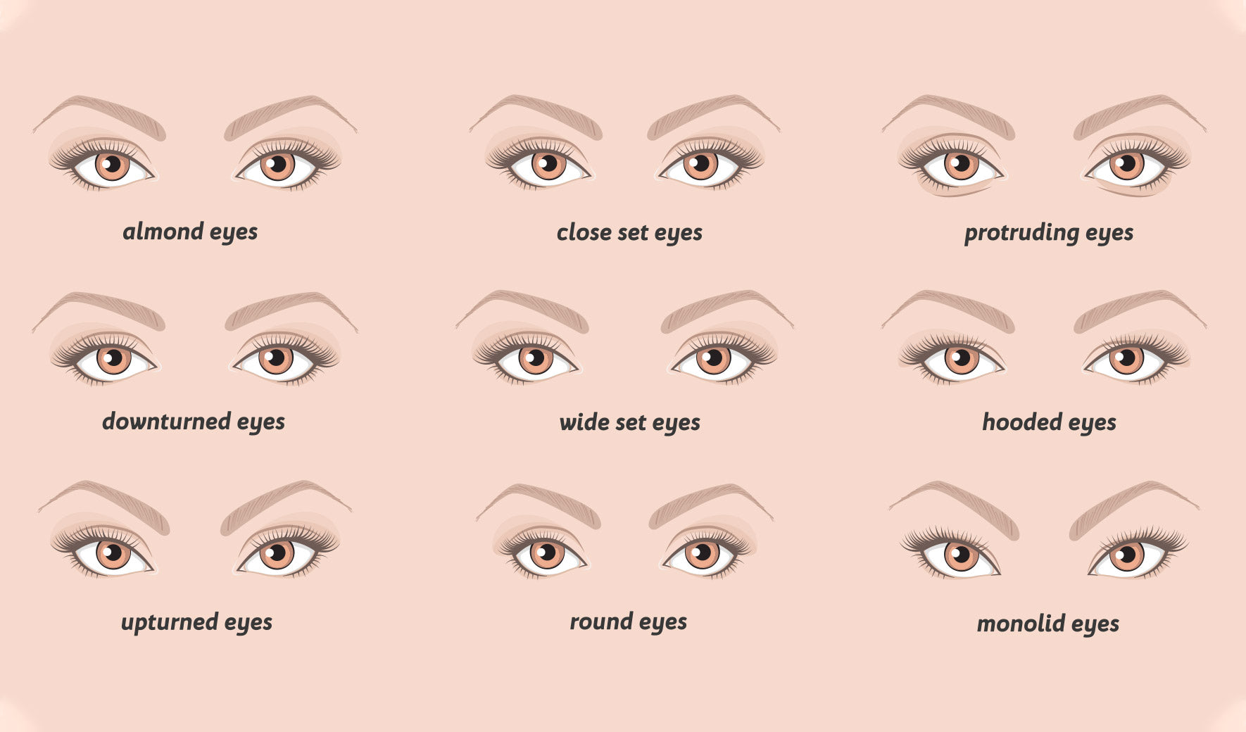 truccare le sopracciglia