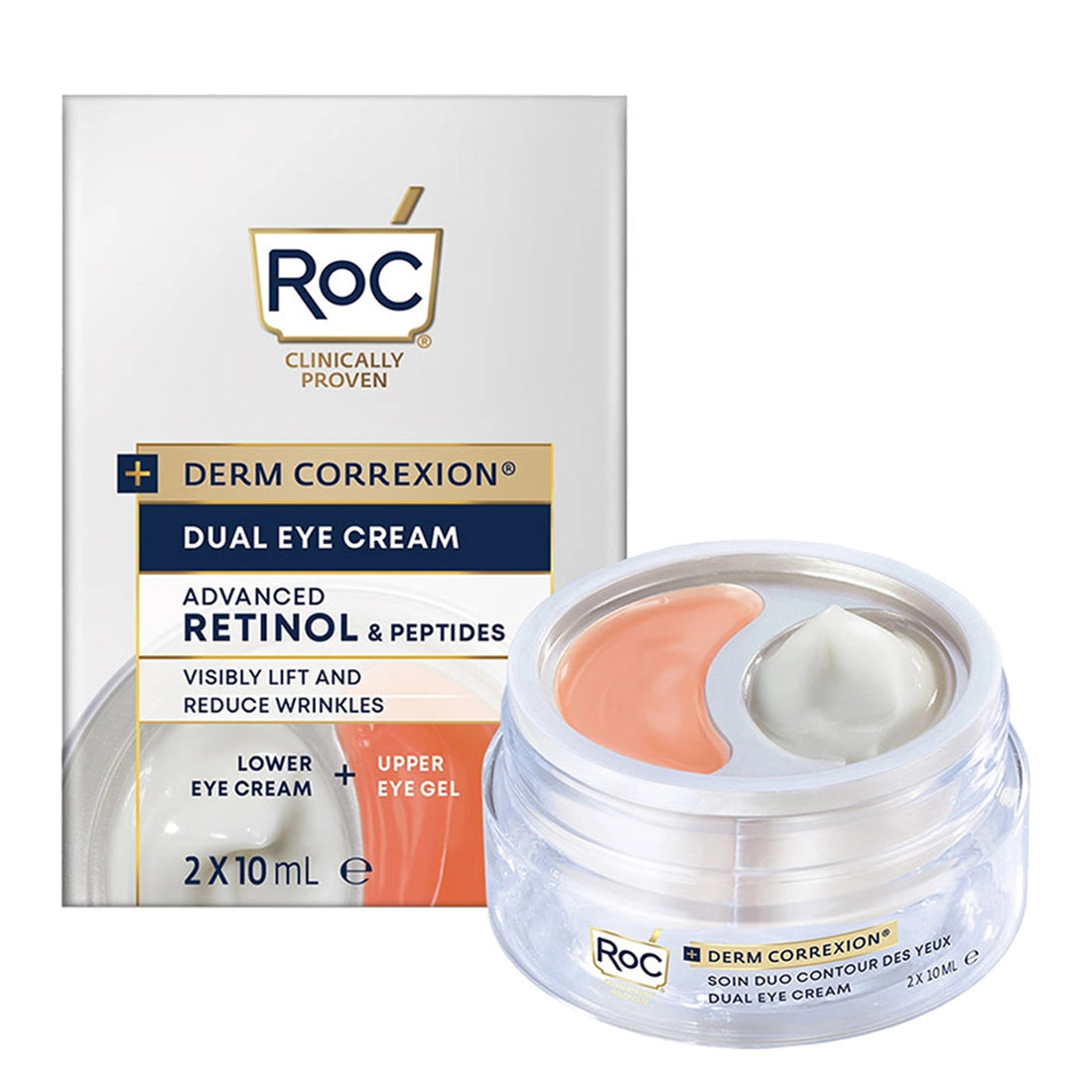 Roc Derm Correxion Soin Duo Contour Des Yeux