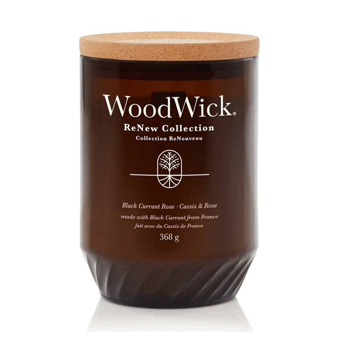 Woodwick ReNew Black Currant & Rose
