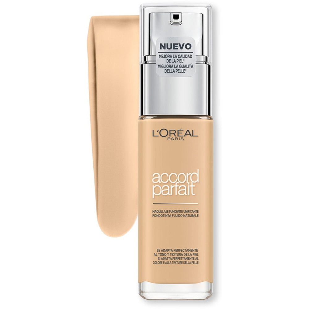 L'oréal Paris Accord Parfait Fondotinta 2D/2W Amande Doré-2