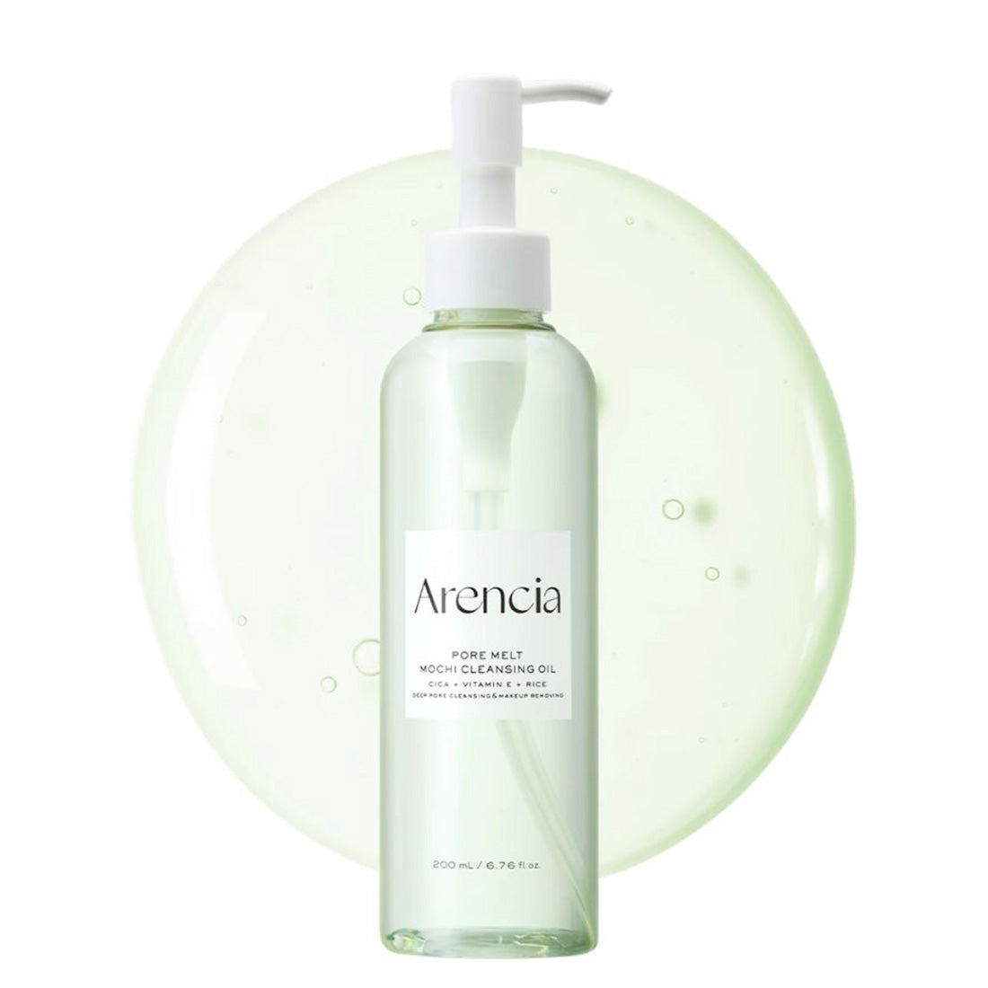 ARENCIA Green Tea + Lha Deep Pore Rice Cake Cleanser 