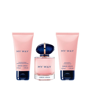 ARMANI My Way Eau De Parfum + Shower Gel + Body Lotion Set -2