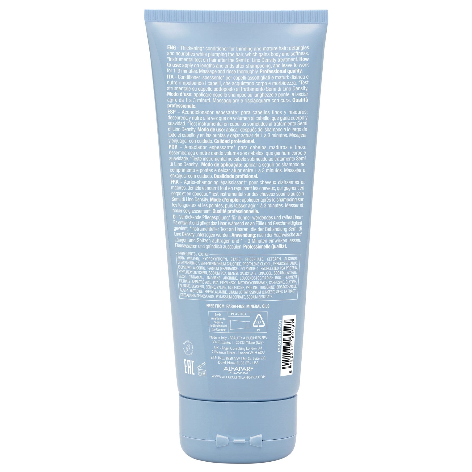 Alfaparf Milano Semi di Lino Density Thickening Conditioner-2
