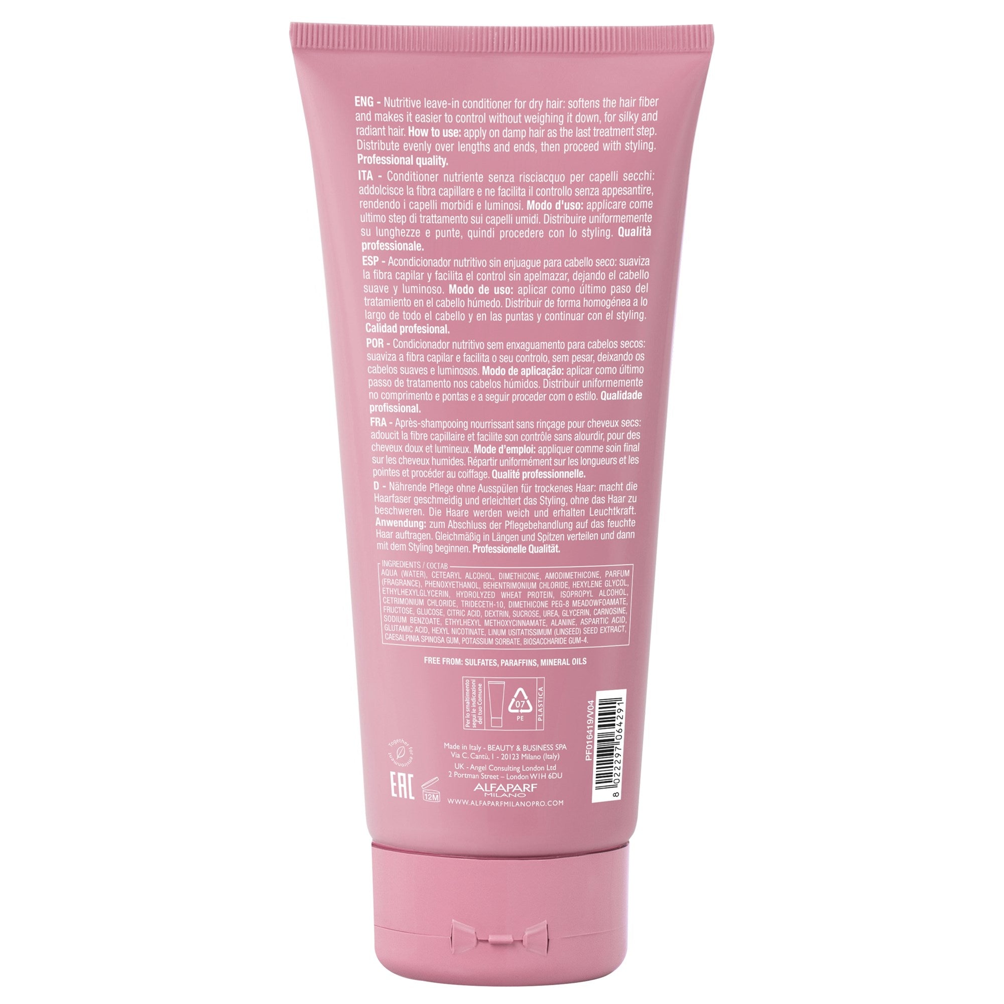 Alfaparf Milano Semi di Lino Moisture Nutritive Leave-In Conditioner-2