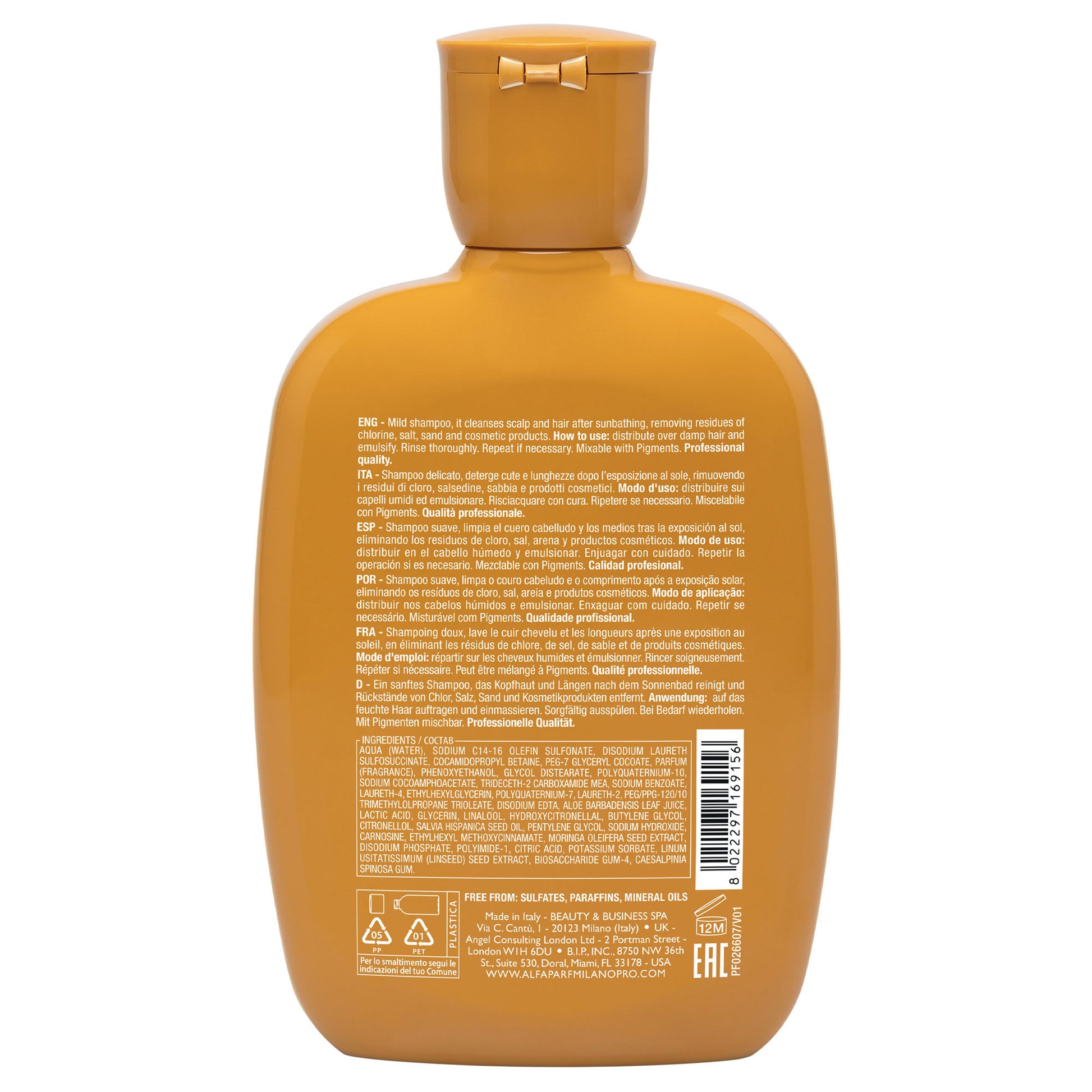 Alfaparf Milano Semi di Lino Sunshine After-Sun Low Shampoo-2