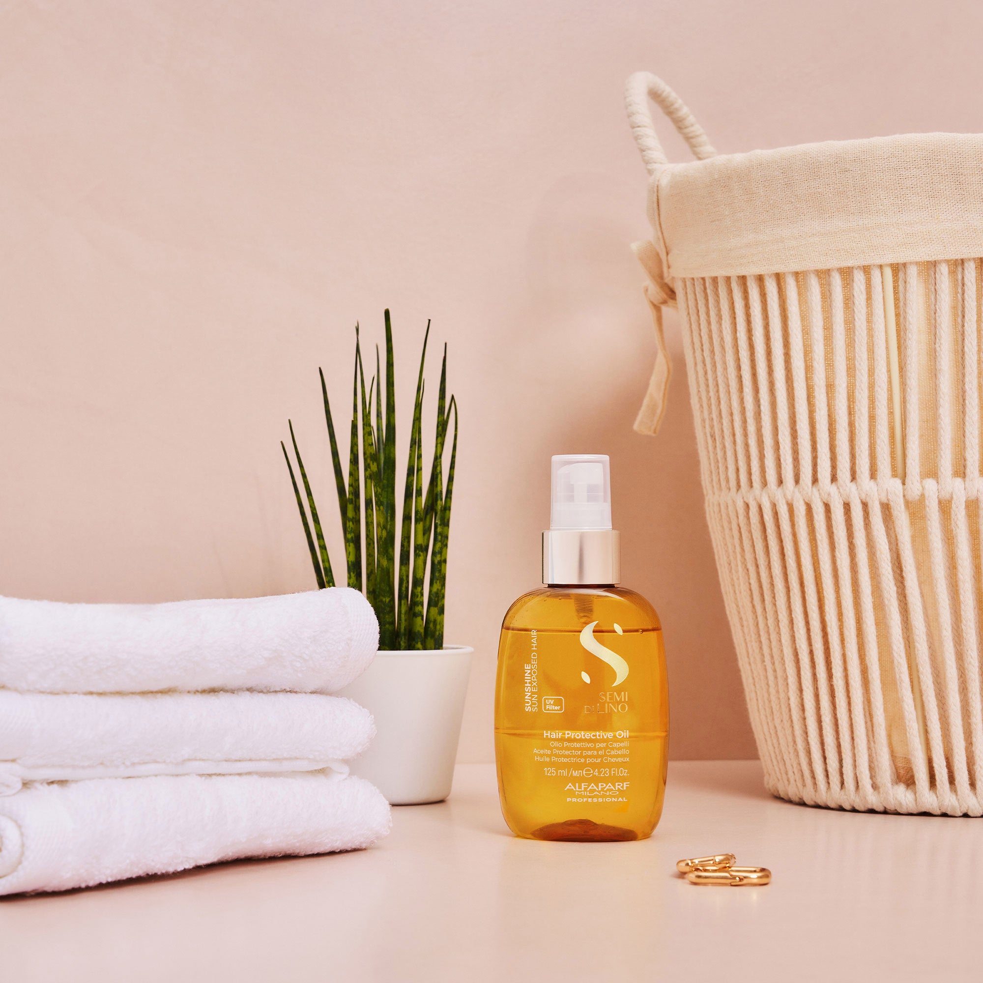 Alfaparf Milano Semi di Lino Sunshine Hair Protective Oil-2