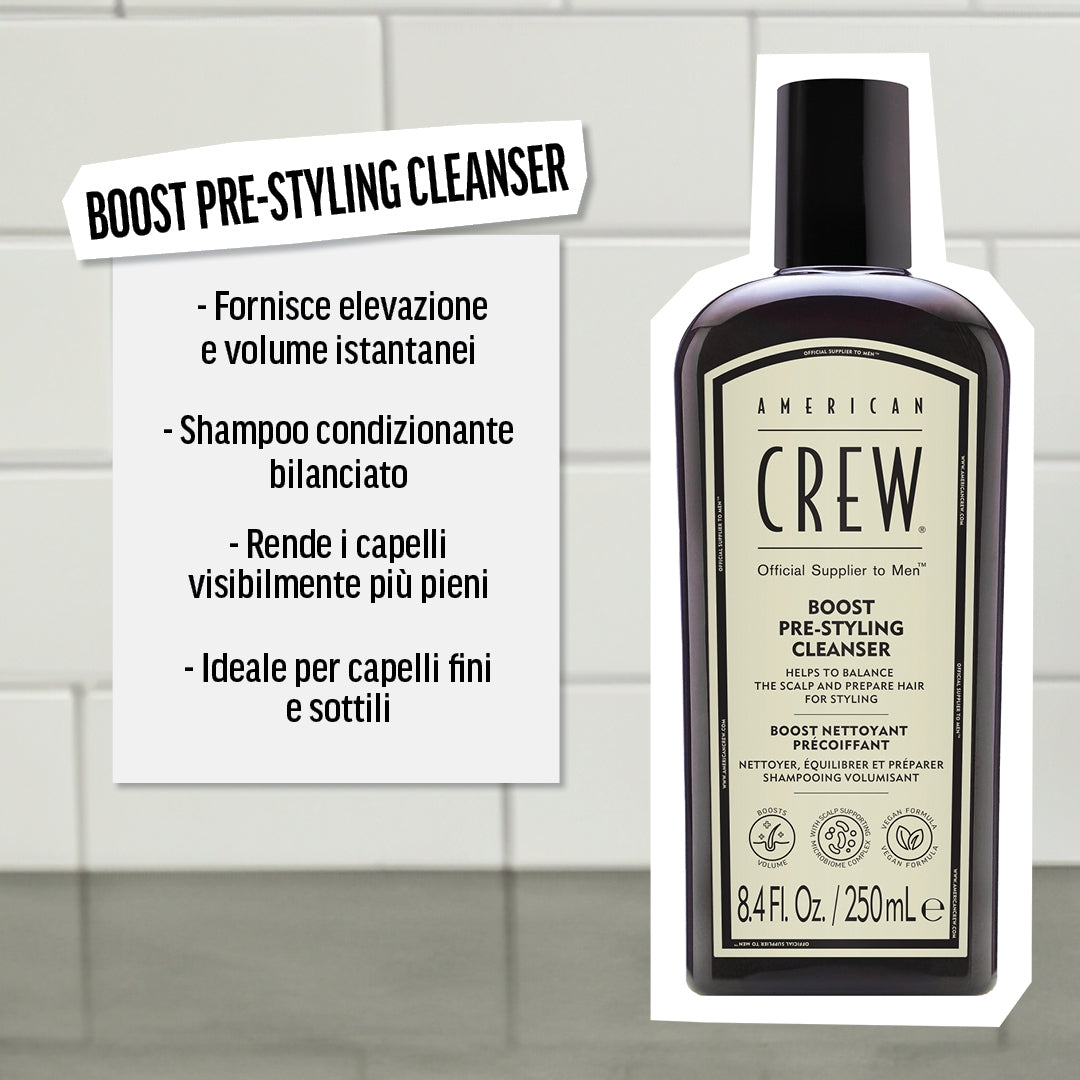 American Crew Boost Pre-Styling Shampoo-2
