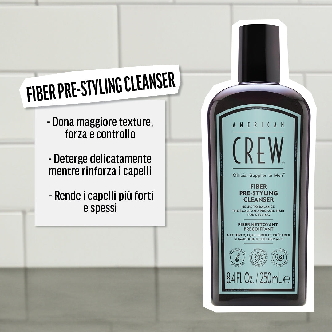 American Crew Fiber Pre-Styling Shampoo-2