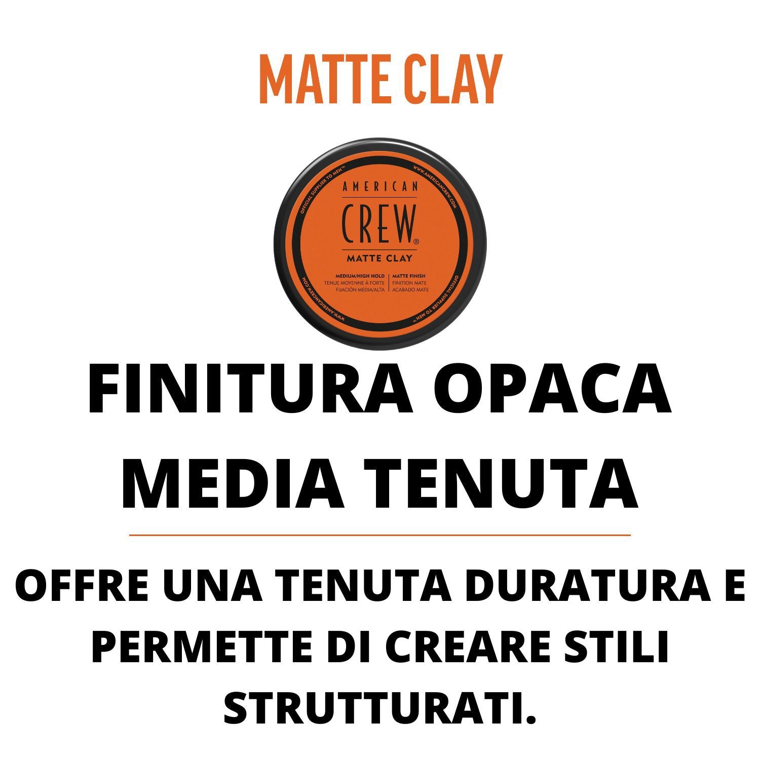 American Crew Hair Styling Matte Clay-3