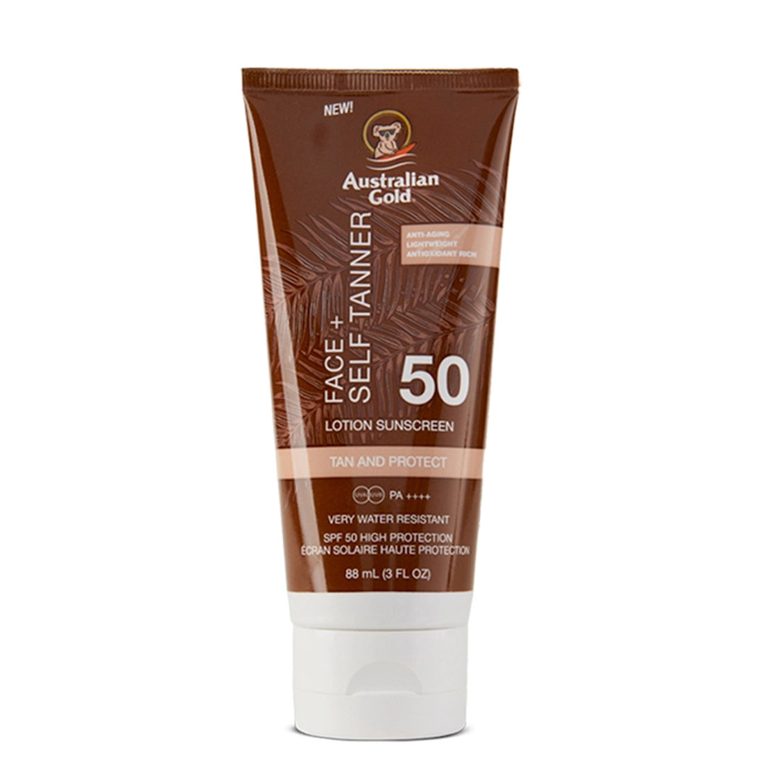 Australian Gold Face + Self Tanner Lotion
