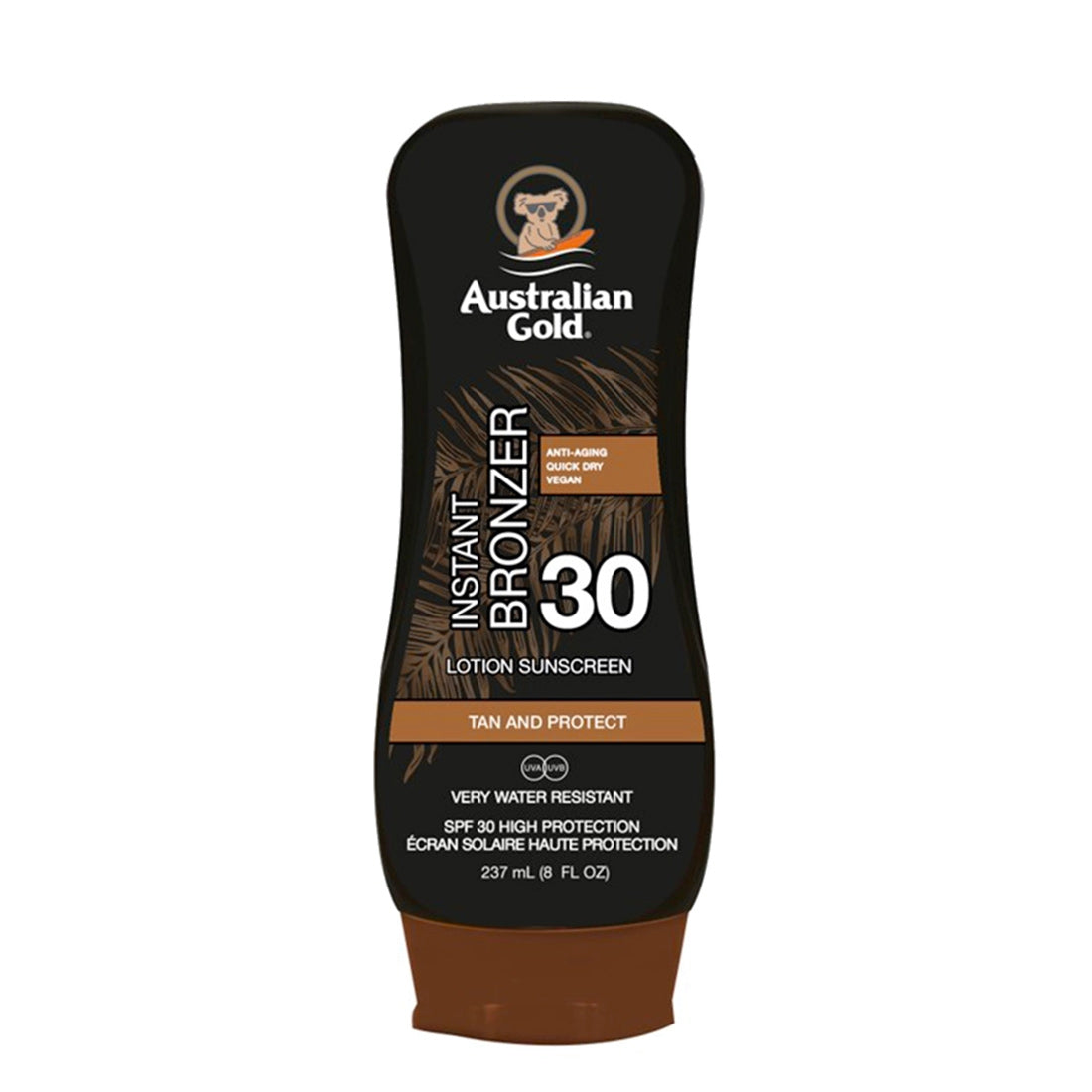 Australian Gold Instant Bronzer Lotion Sunscreen SPF30