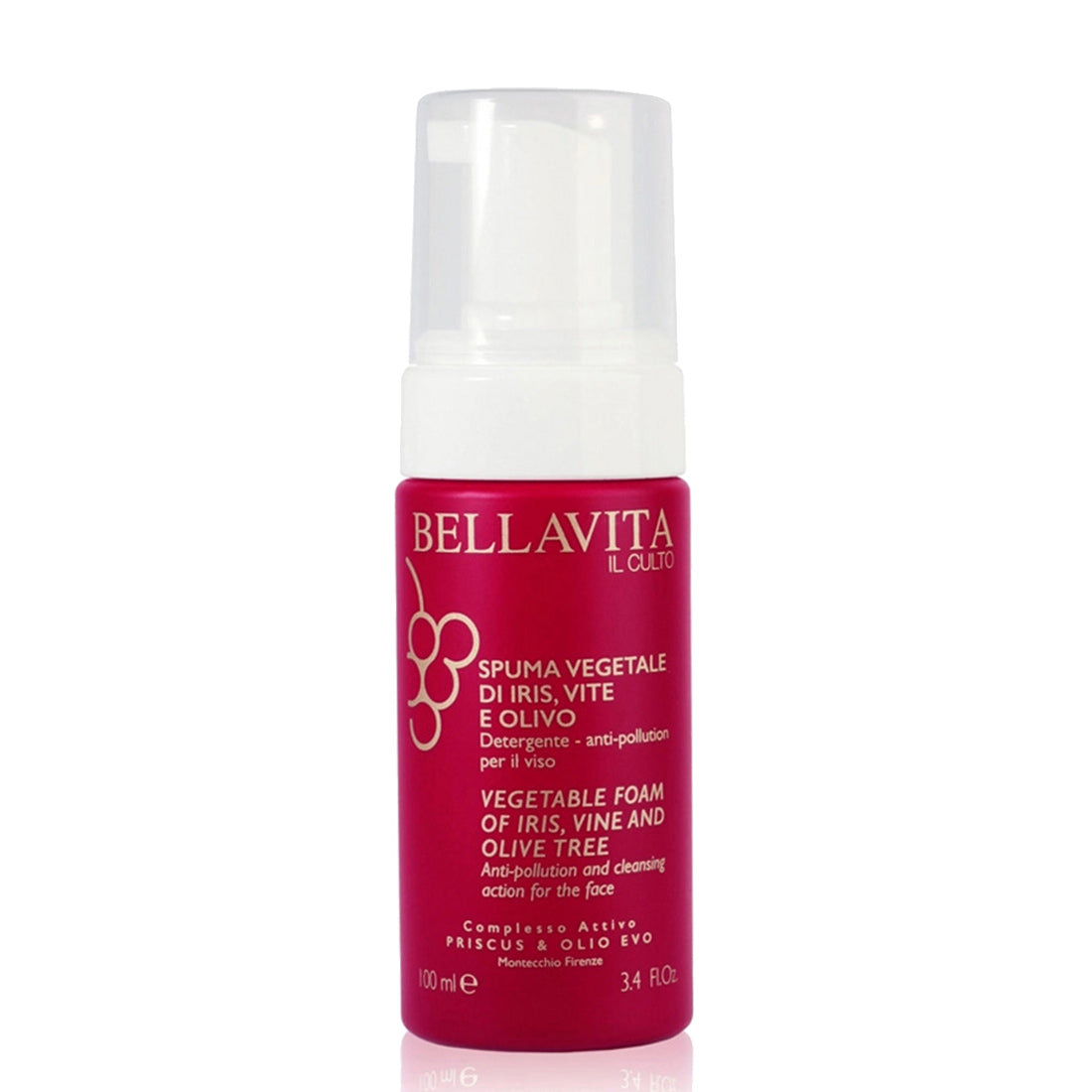 Bellavita Priscus & Olio Spuma Vegetale Di Iris Vite E Olivo