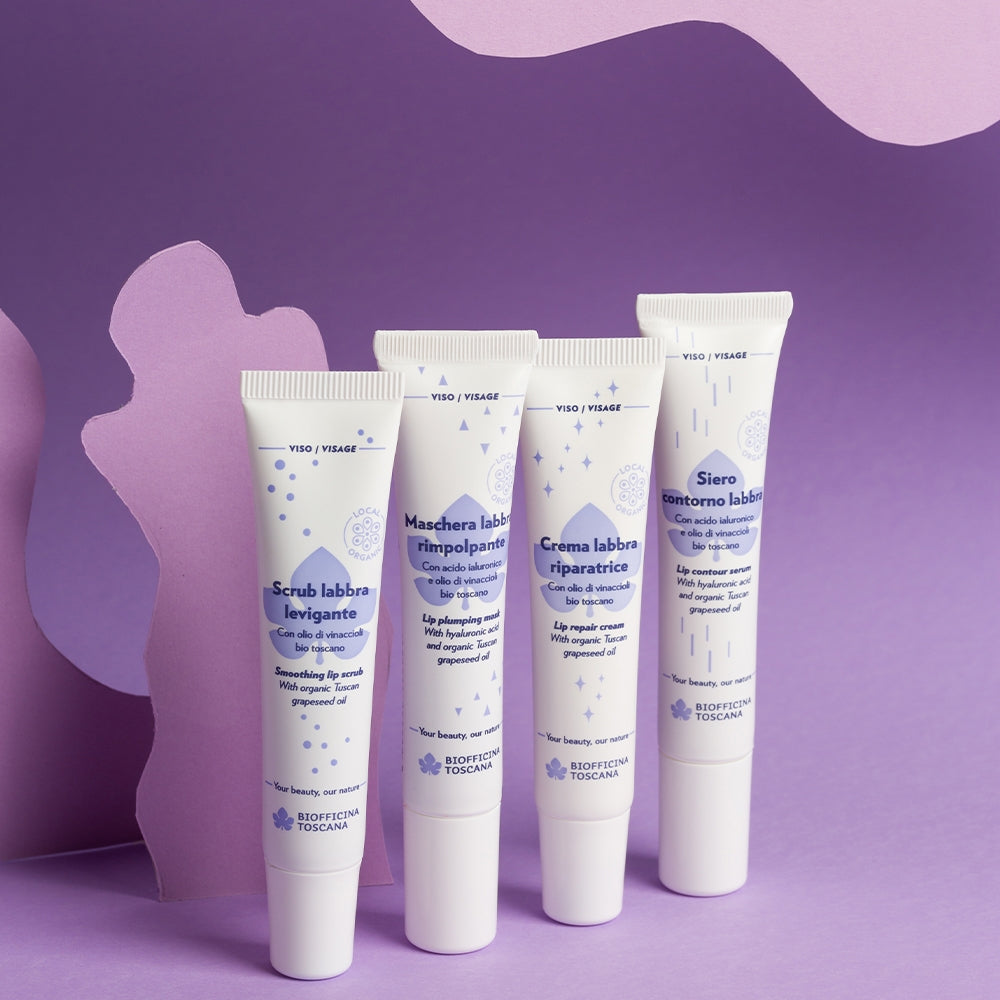 Biofficina Toscana Scrub labbra levigante Con olio di vinaccioli bio toscano-2