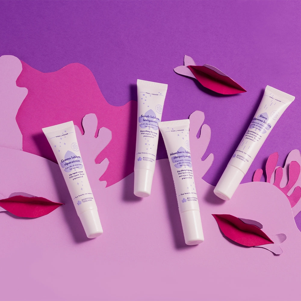 Biofficina Toscana Scrub labbra levigante Con olio di vinaccioli bio toscano-3