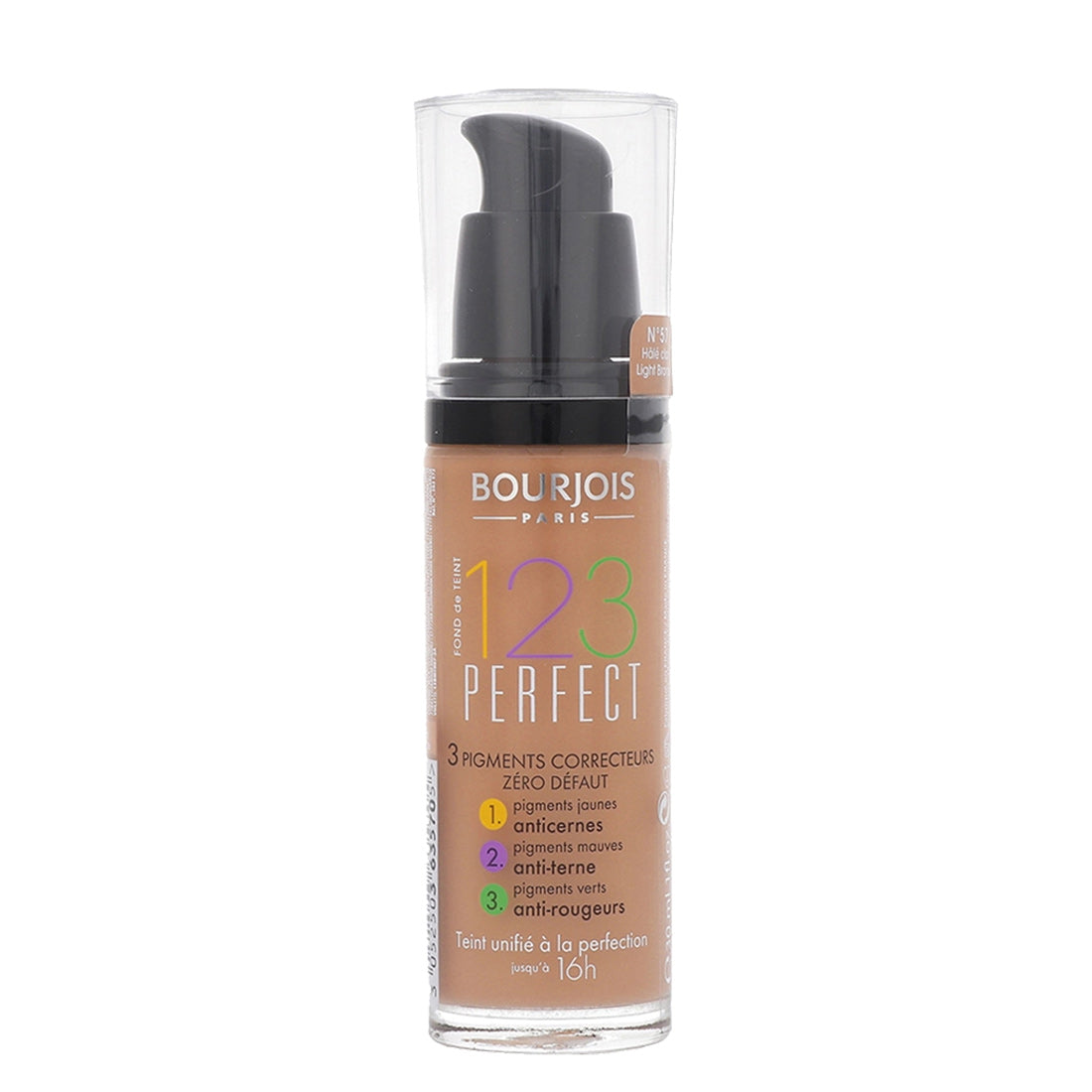 Bourjois 123 Perfect 3 Pigments 57 Light Tan SPF10