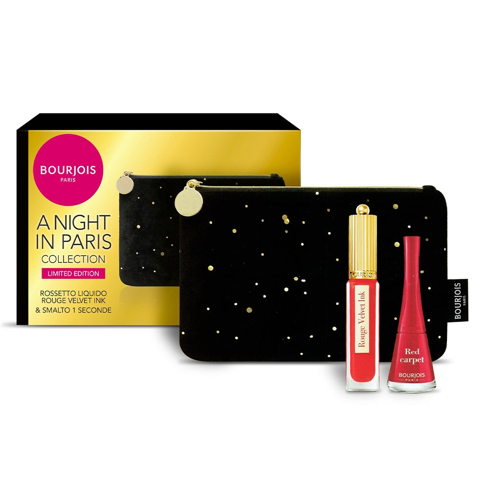 Bourjois A Night in Paris Rossetto + Smalto + Trousse-5