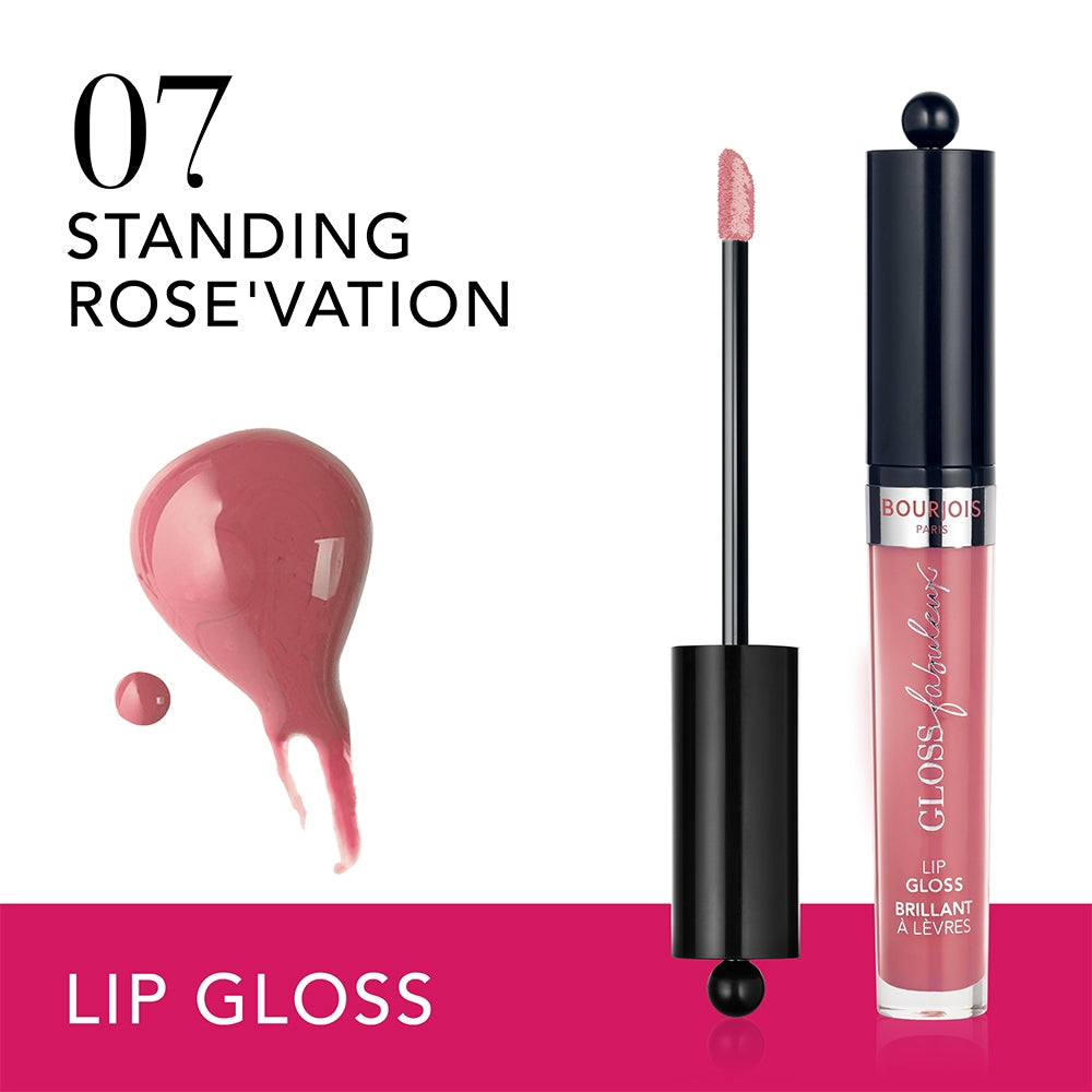 Bourjois Gloss Fabuleux 07 Standing Rose'Vation-4