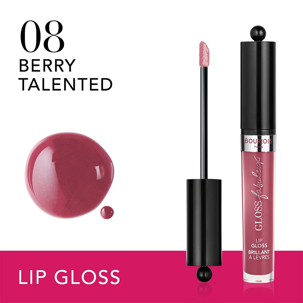 Bourjois Gloss Fabuleux 08 Berry Talented-4