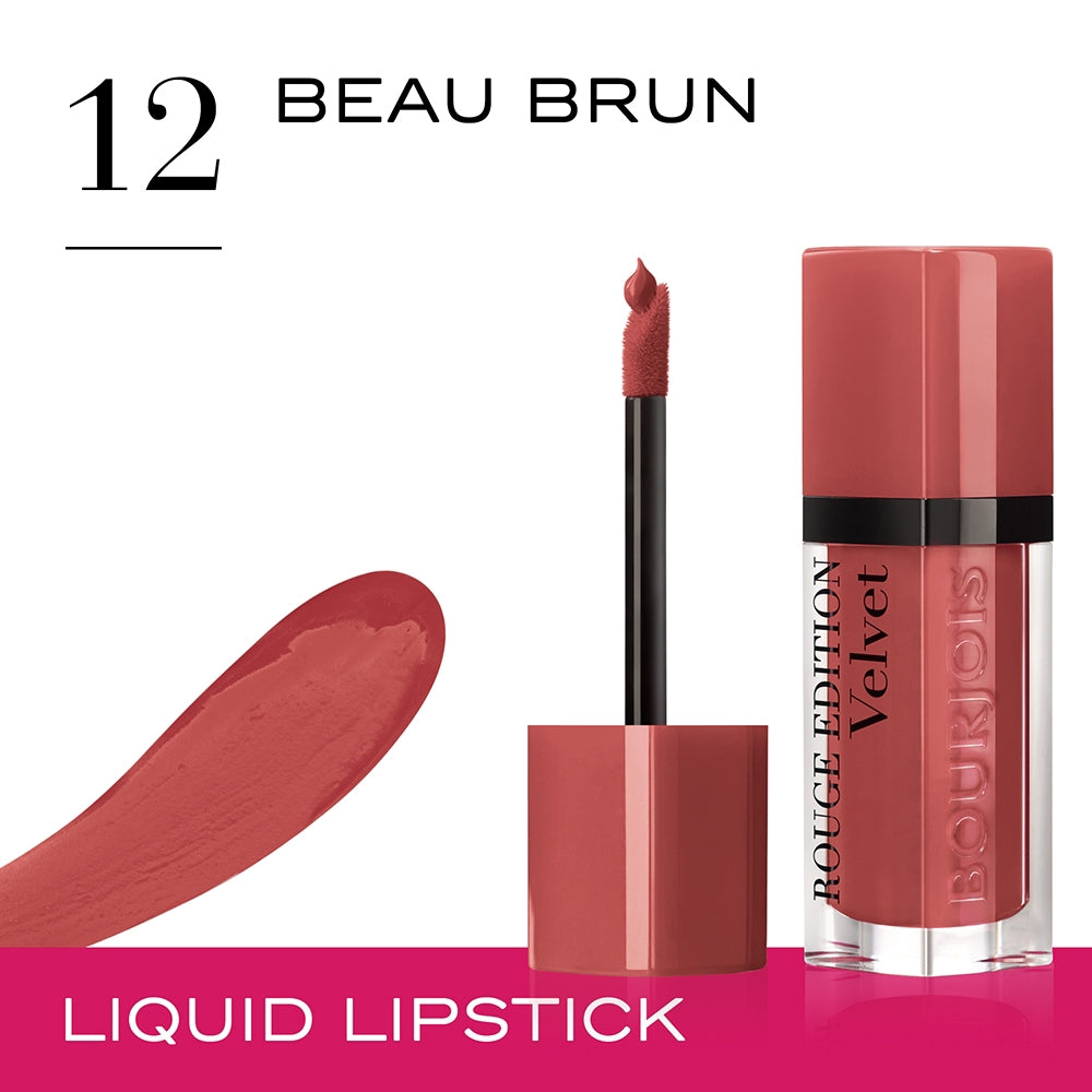 Bourjois Rouge Edition Velvet 012 Beau Brun-4
