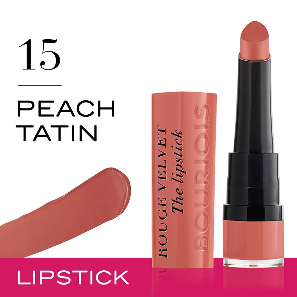 Bourjois Rouge Velvet The Lipstick 015 Peach Tatin-4