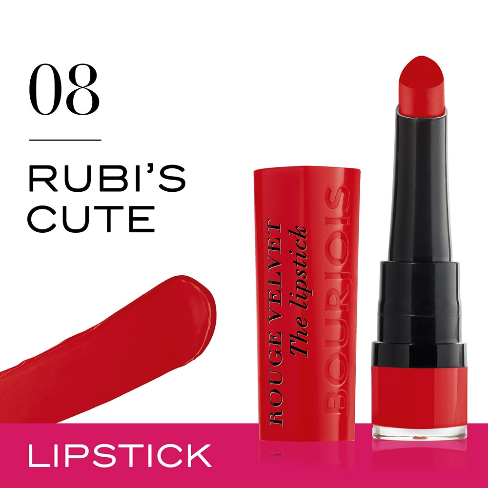 Bourjois Rouge Velvet The Lipstick 08 Rubi'S Cute-4
