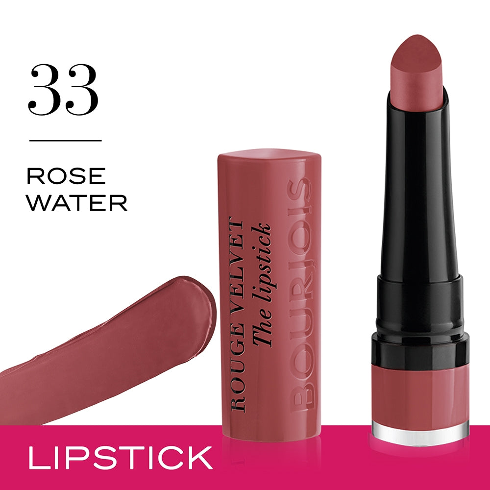 Bourjois Rouge Velvet The Lipstick 33 Rose Water-4