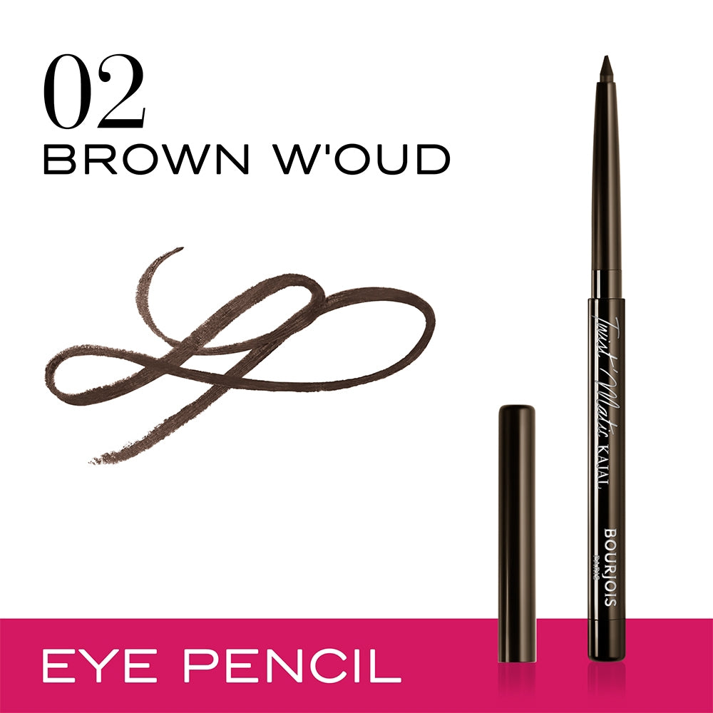 Bourjois Twist'Matic 02 Brown W'Oud Waterproof-4