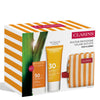 CLARINS Body Cream Spf30+ 75 Ml + Sun Stick Spf50+ + Trousse Set  3 pz