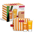 CLARINS Face Cream Spf50 50 M + Body Cream Spf30+ 75 Ml + Trousse Set -3