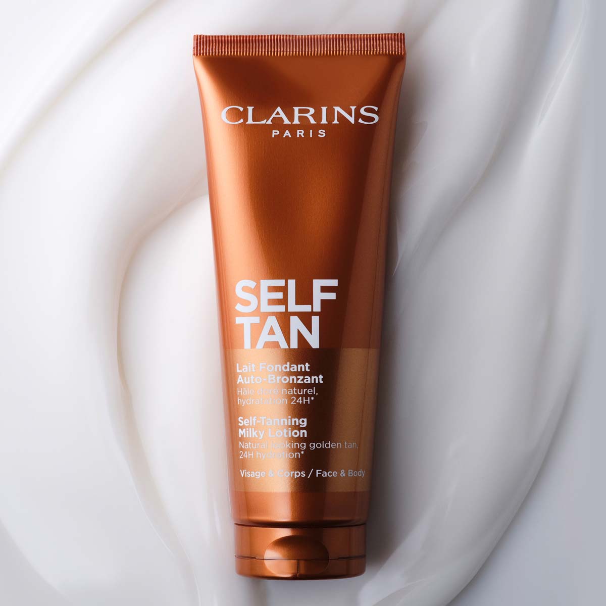CLARINS Selftan Face Body Milky Lotion -5
