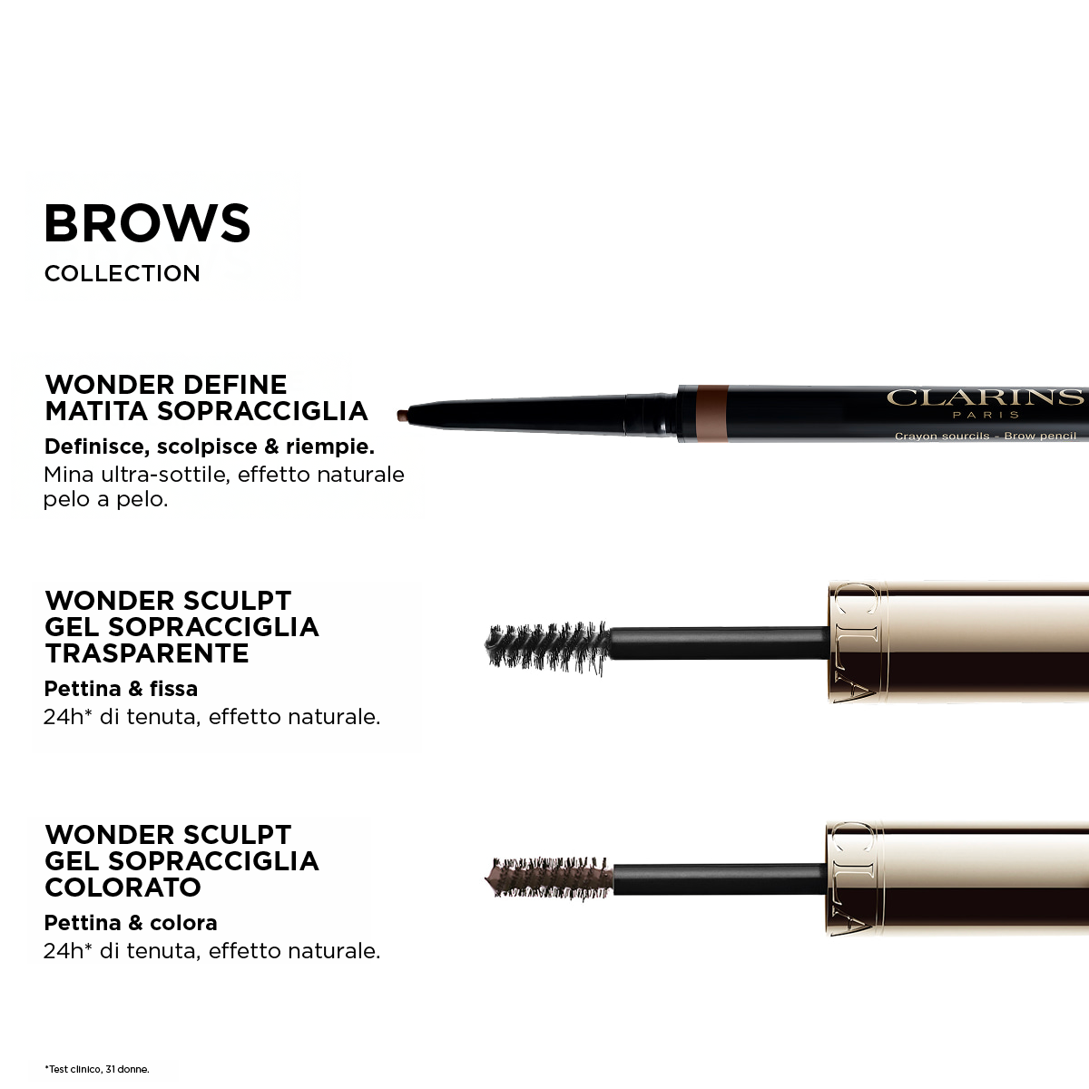 CLARINS Wonder Define Brow Pencil Warm Brown-7
