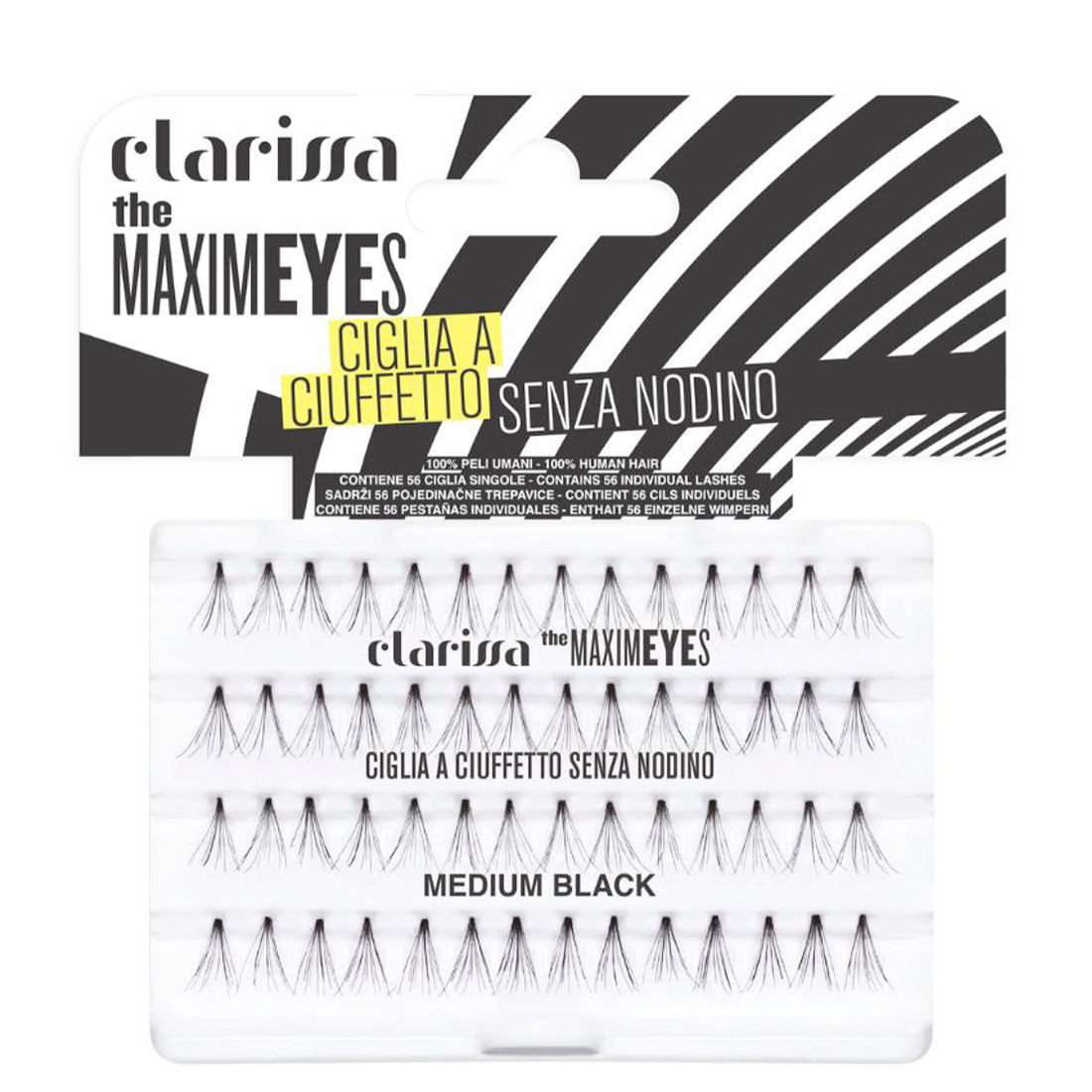 CLARISSA The Maximeyes Ciglia A Ciuffetto Senza Nodino Medium