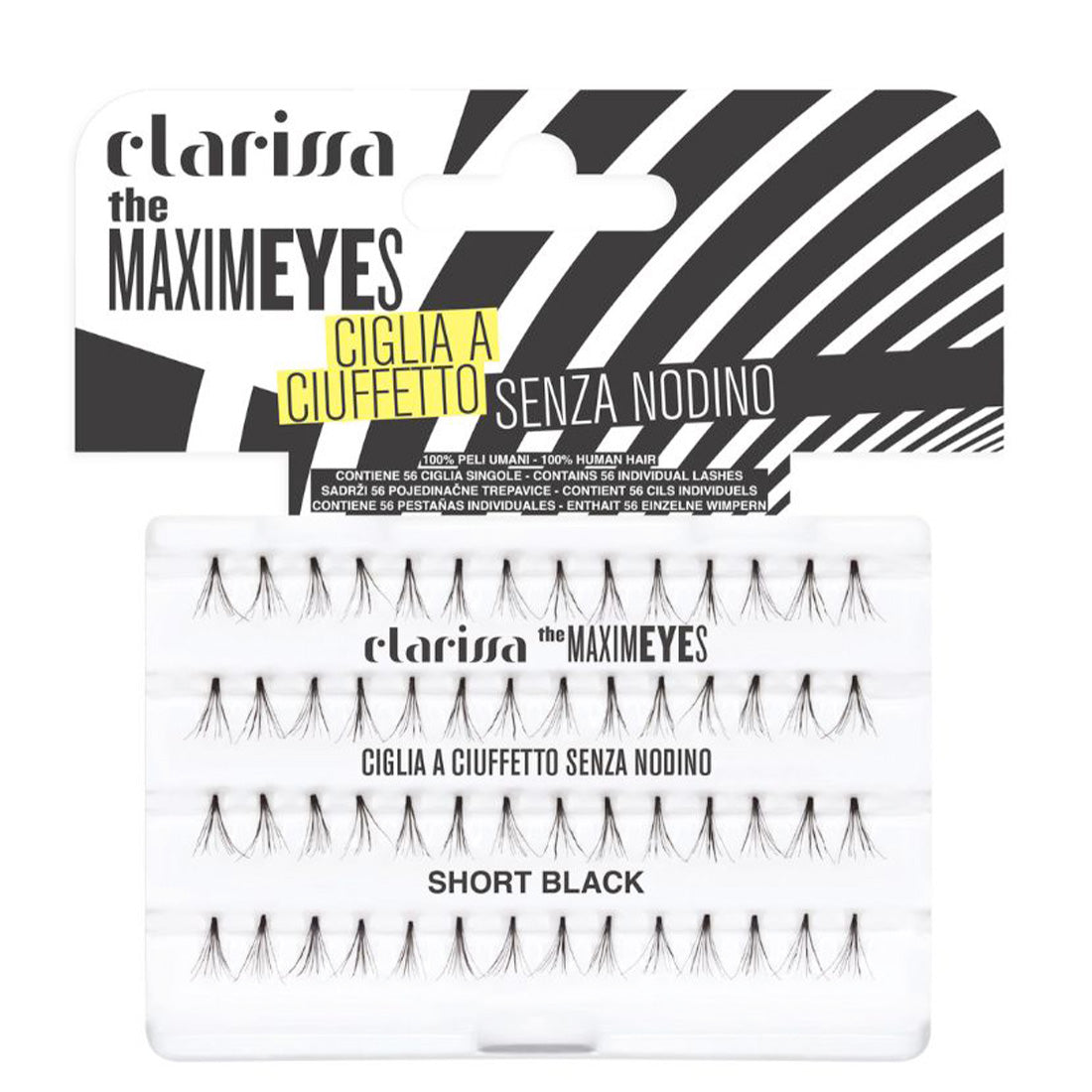 CLARISSA The Maximeyes Ciglia A Ciuffetto Senza Nodino Short