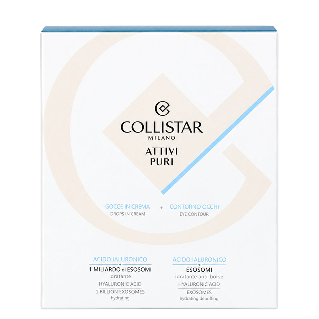 COLLISTAR Attivi Puri Gocce Acido Ialuronico + Contorno Occhi Set 