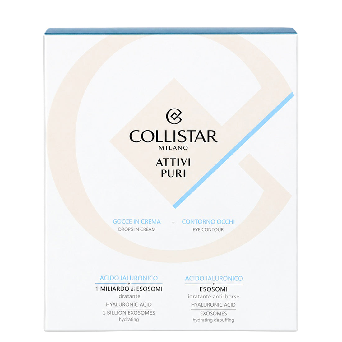 COLLISTAR Attivi Puri Gocce Acido Ialuronico + Contorno Occhi Set 