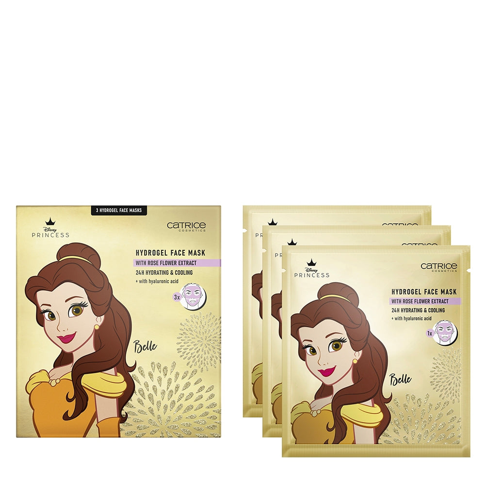 Catrice Disney Princess Belle Hydrogel Maschera Viso 020 Enchanted rose-2