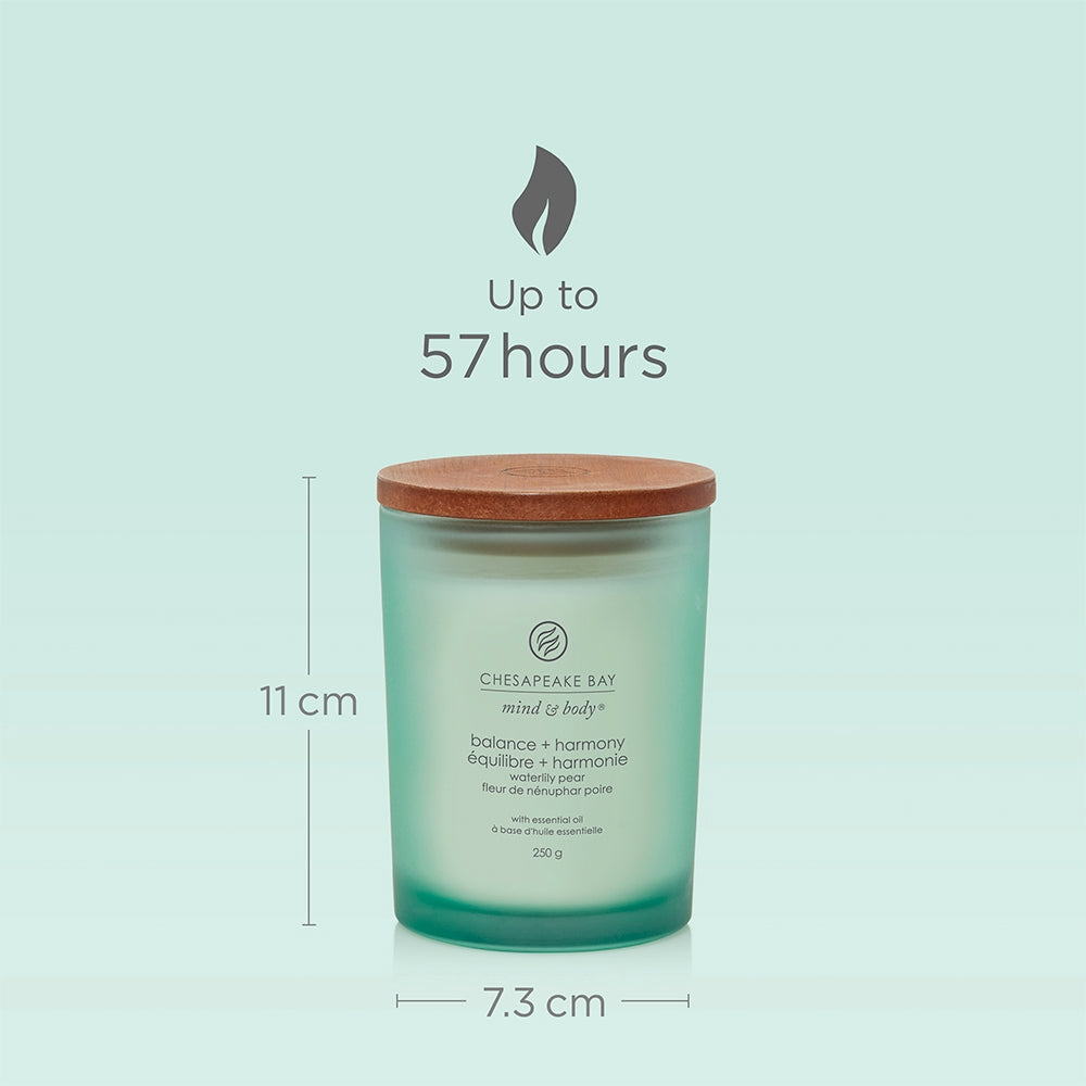 Chesapeake Bay Candle Balance & Harmony (Waterlily Pear)-3