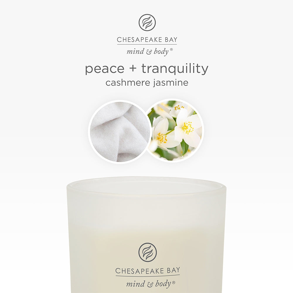 Chesapeake Bay Candle Peace & Tranquility (Cashmere Jasmine)-4