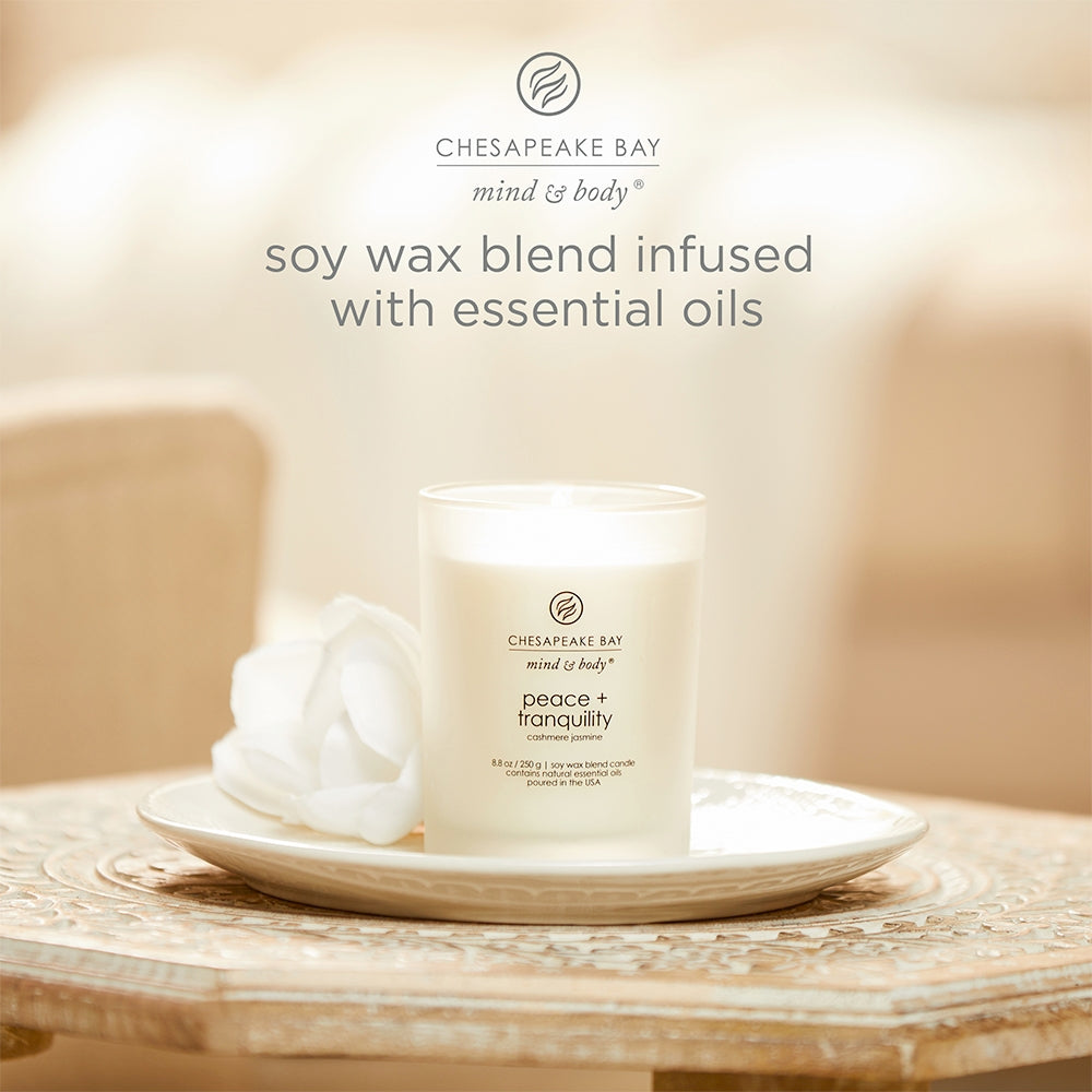 Chesapeake Bay Candle Peace & Tranquility (Cashmere Jasmine)-5