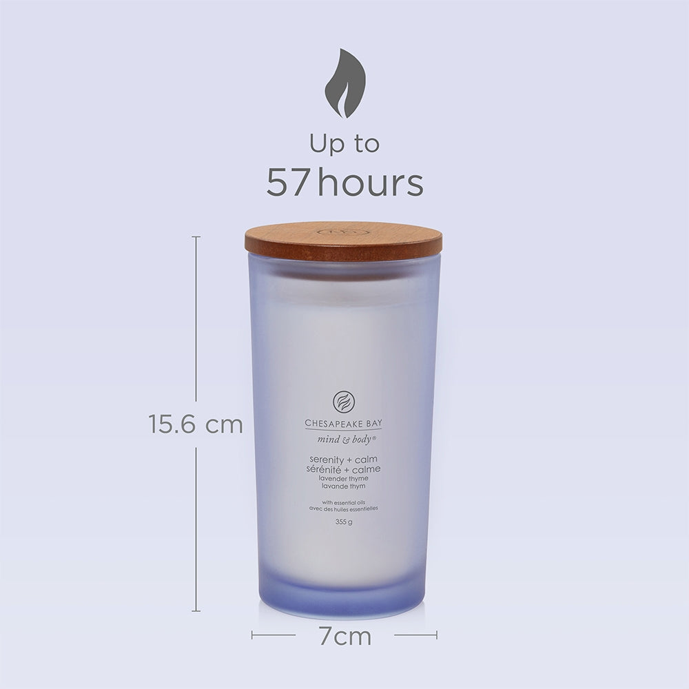 Chesapeake Bay Candle Serenity & Calm (Lavender Thyme)-3