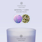 Chesapeake Bay Candle Serenity & Calm (Lavender Thyme)-3