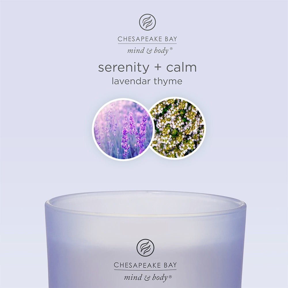 Chesapeake Bay Candle Serenity & Calm (Lavender Thyme)-3