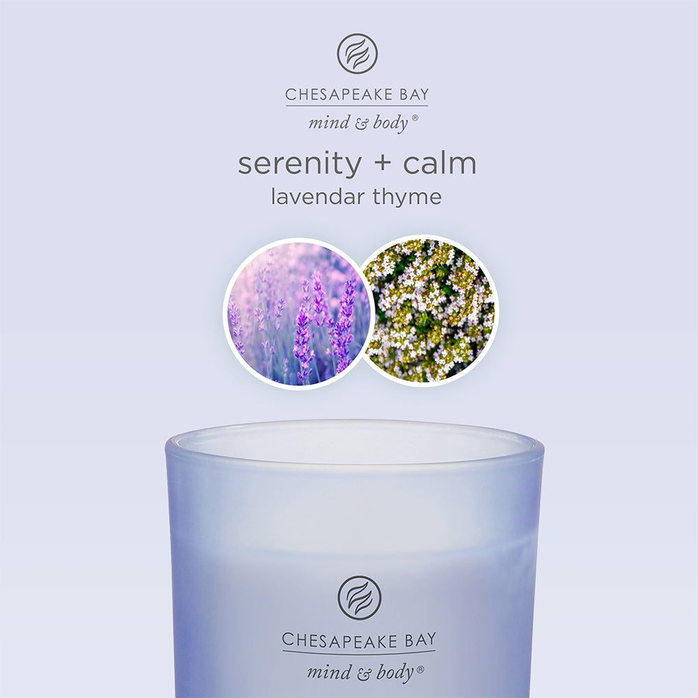 Chesapeake Bay Candle Serenity & Calm (Lavender Thyme)-4