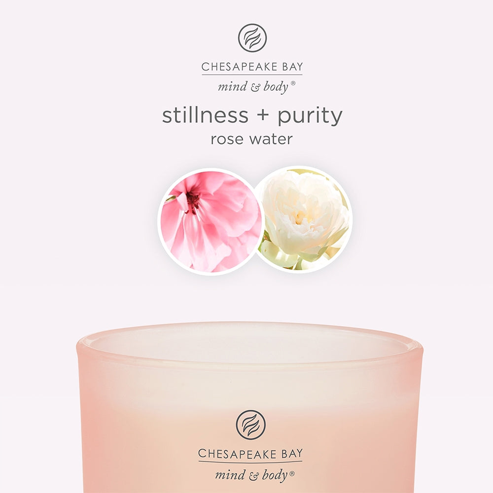Chesapeake Bay Candle Stillness & Purity (Rose Water)-3