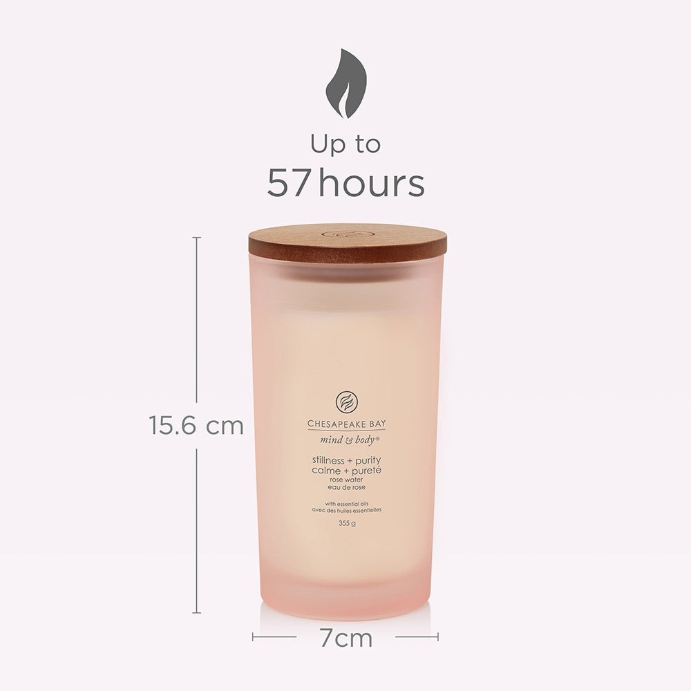 Chesapeake Bay Candle Stillness & Purity (Rose Water)-3