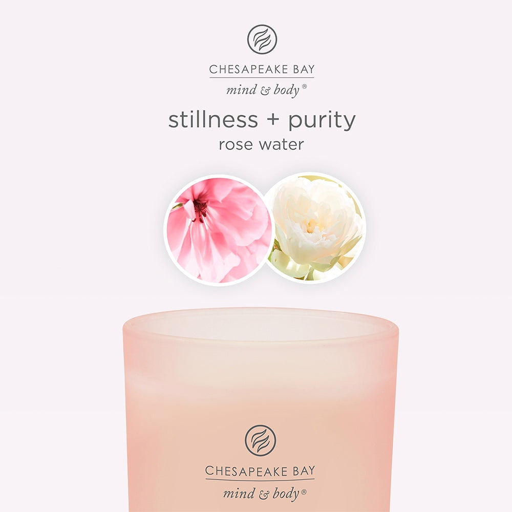 Chesapeake Bay Candle Stillness & Purity (Rose Water)-4