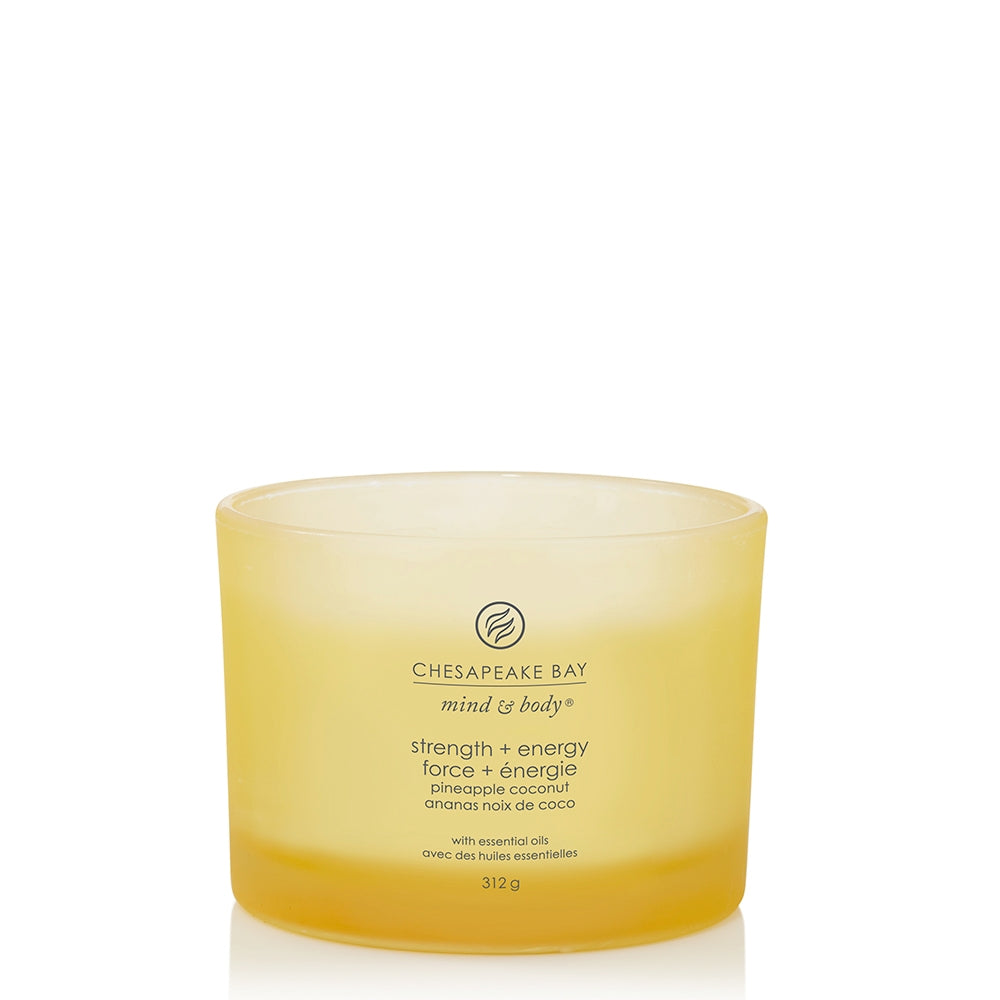 Chesapeake Bay Candle Strength & Energy (Pineapple Coconut)-2