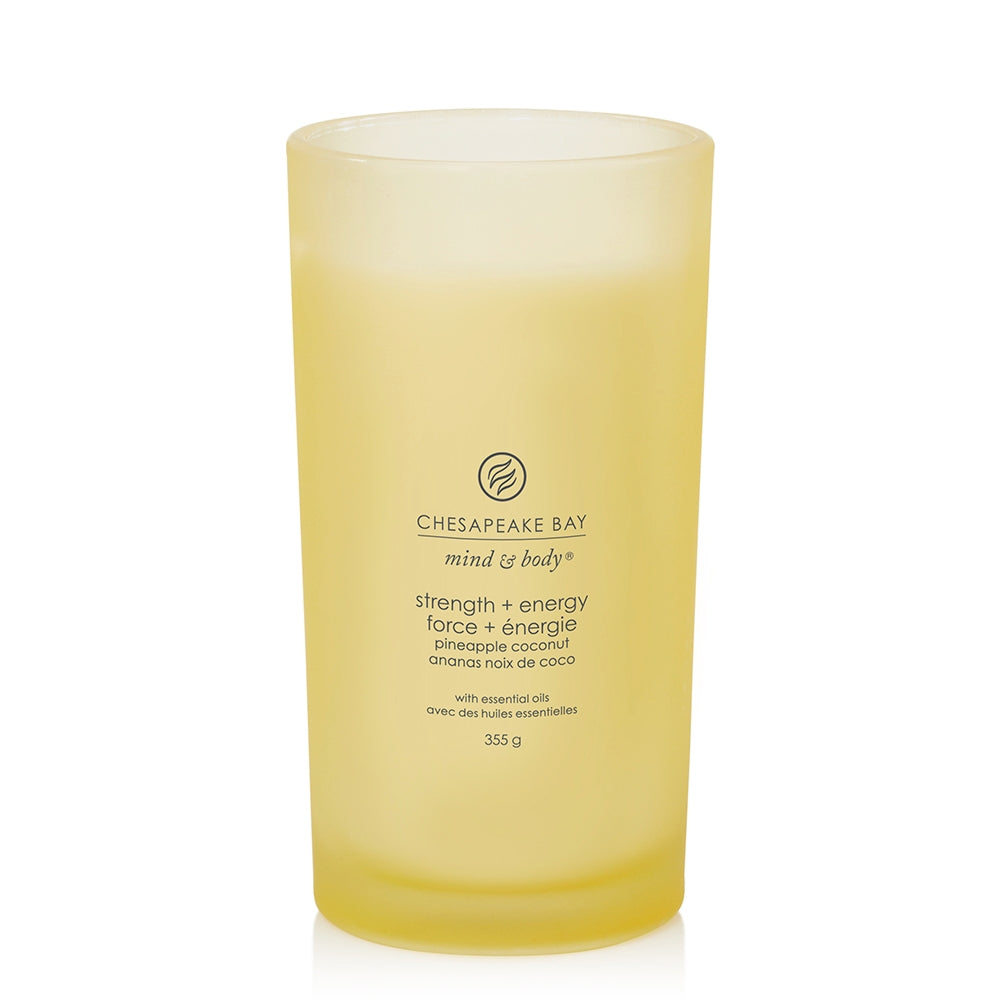 Chesapeake Bay Candle Strength & Energy (Pineapple Coconut)-2