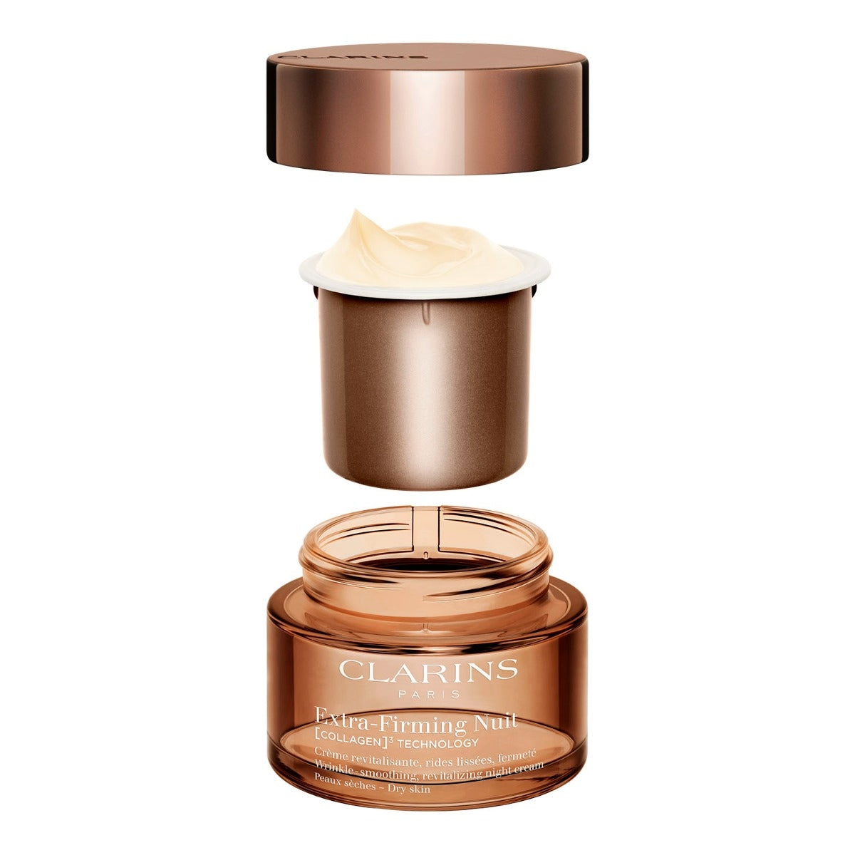 Clarins Extra-Firming Nuit Collagen Technology Peaux Seches -3