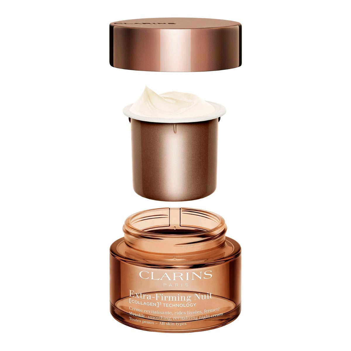 Clarins Extra-Firming Nuit Collagen Technology Toutes Peaux Recharge-2